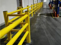 Ovire za pešce za industrijsko skladišče